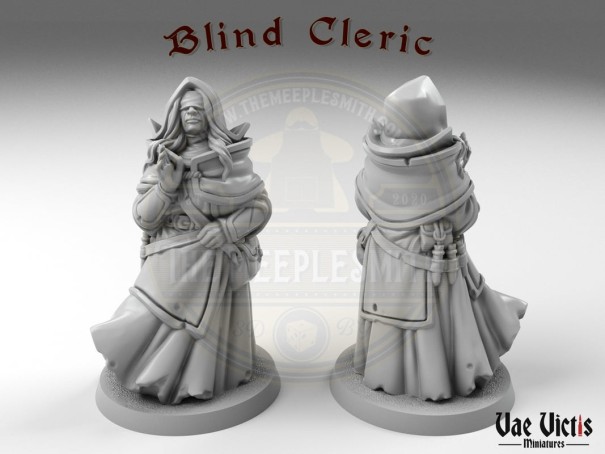 The Blind Cleric miniature