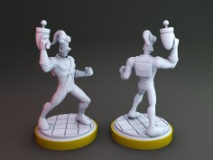 Héroes Clásicos - Miniaturas de Sonix, Worm y Megaboy 2