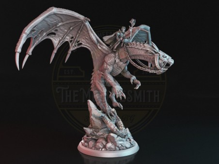 The Death Dragon Rider miniature