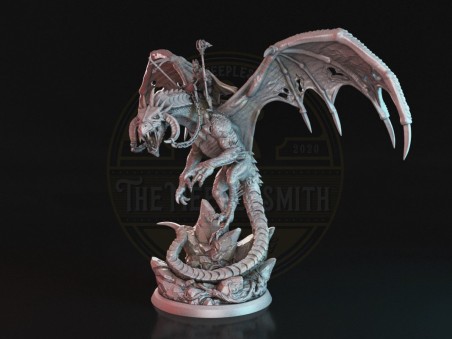 The Death Dragon Rider miniature