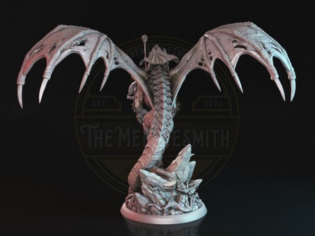 The Death Dragon Rider miniature