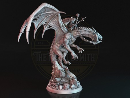 The Death Dragon Rider miniature