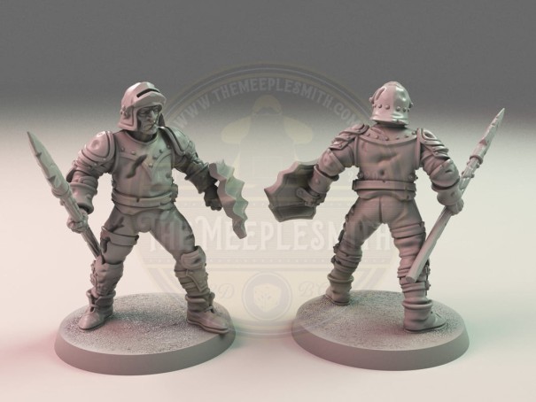 Miniaturas de No Muertos del Campo de Batalla Vol. 1