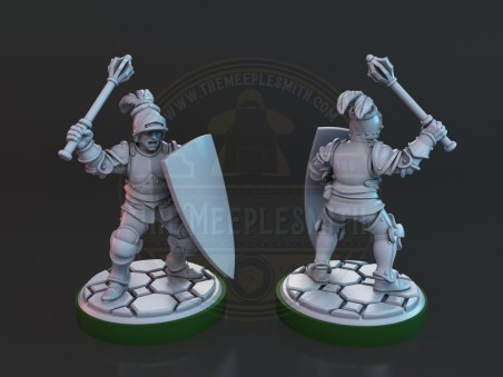 Miniaturas de caballeros