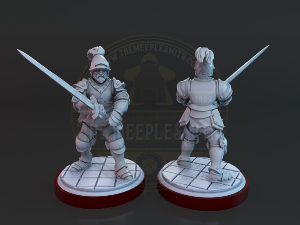 Miniaturas de caballeros