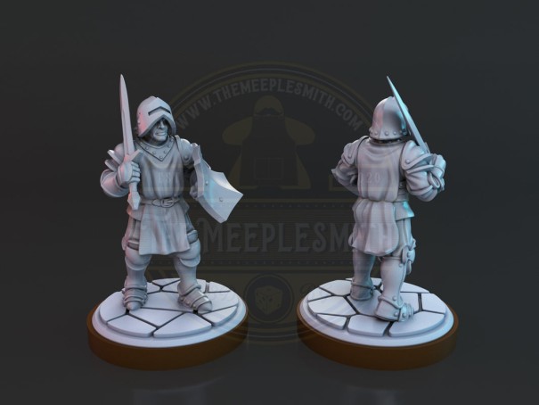 Miniaturas de caballeros