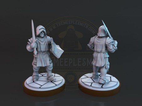 Miniaturas de caballeros