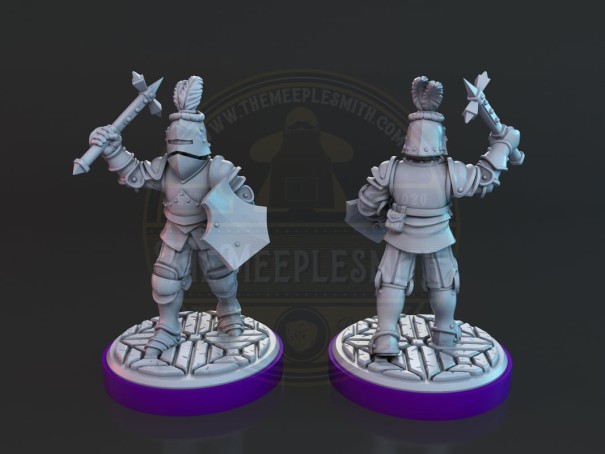 Miniaturas de caballeros