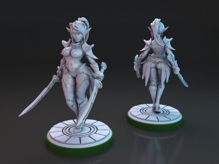 Dark Elf Mariya miniature