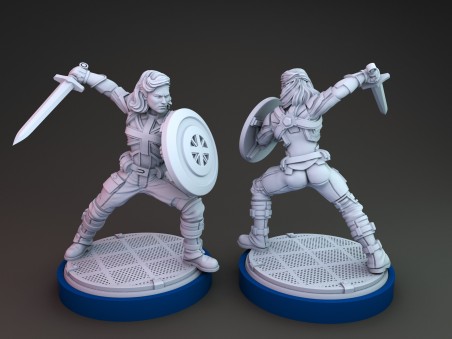 Captain Carter miniature