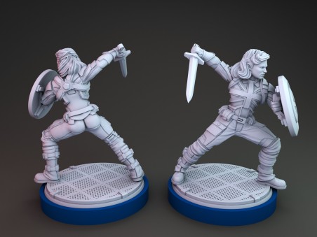 Captain Carter miniature