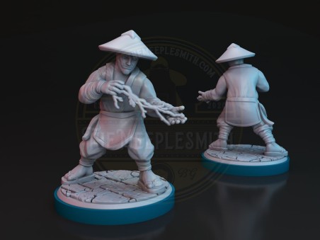 Miniatura de combate Rayito contra Vermin