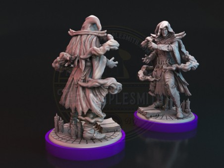 Miniatura de Hechicero Llamador Oscuro