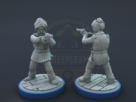 Inscrutable Crew miniatures