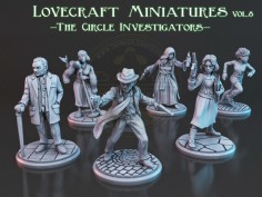 Pack de Miniaturas Lovecraft Vol. 8: Los Investigadores del Círculo