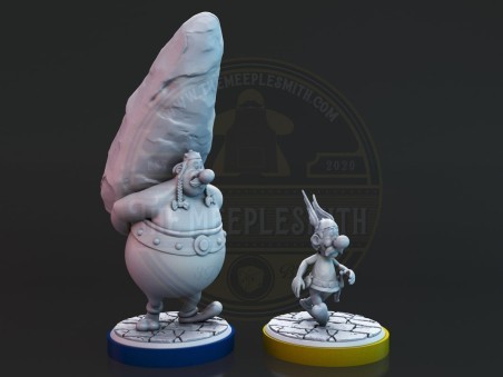 Miniaturas de Astérix y Obélix