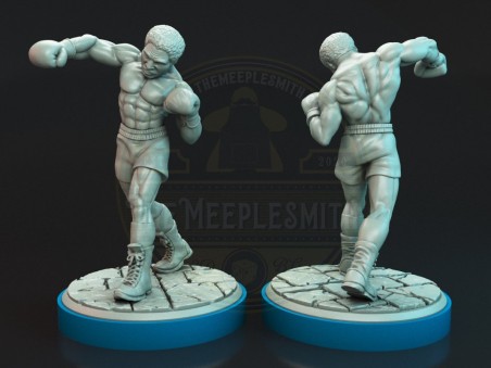 Rocky VS Apollo miniatures