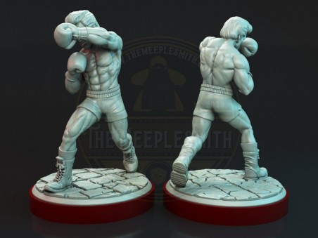 Rocky VS Apollo miniatures