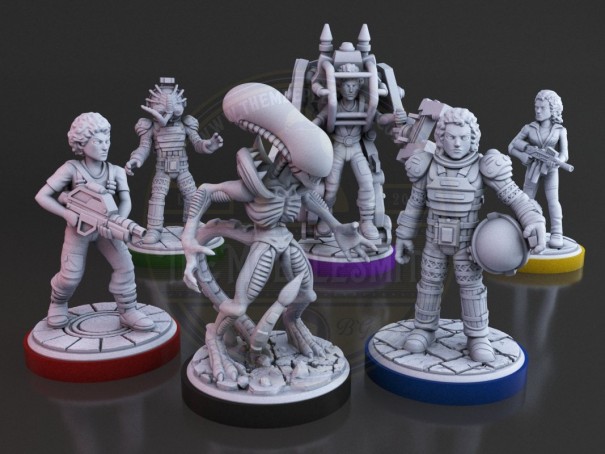 Alien and Ripley´s miniatures