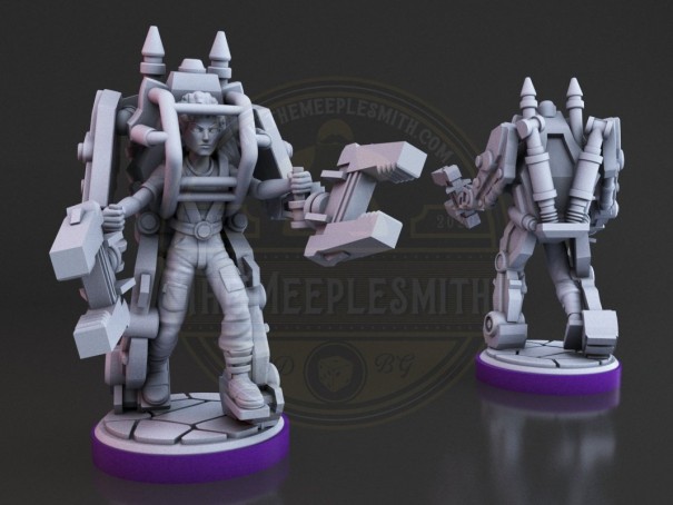 Alien and Ripley´s miniatures