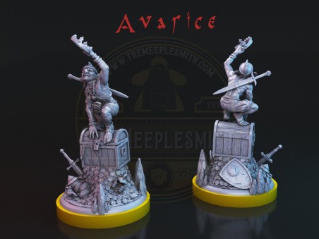 The seven deadly sins miniatures