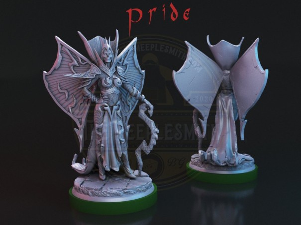 Miniaturas de los siete pecados capitales