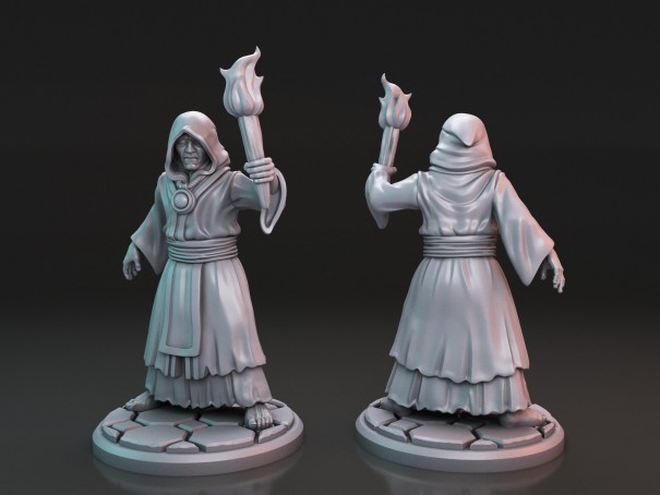 Miniaturas de Cultistas de Arkham