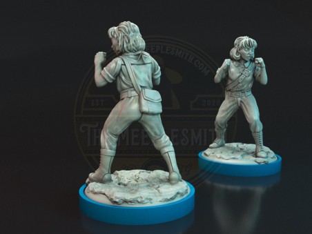 Unmatched sidekick Daisy miniature for Dr. Jill Trent