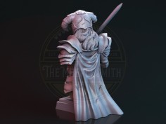 Miniatura de busto de Caballero Oscuro femenino 2