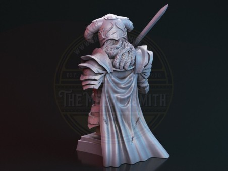 Female Dark Knight bust miniature