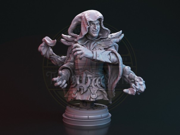 Dark Caller Warlock bust miniature
