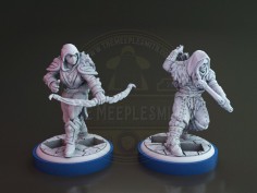 Arqueros Secundarios para Yennenga V.1 con contadores de vida (pack de 2 miniaturas) 2