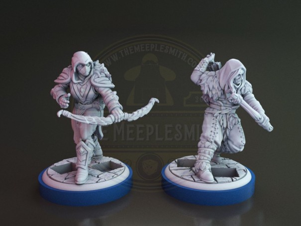 Arqueros Secundarios para Yennenga V.1 con contadores de vida (pack de 2 miniaturas)