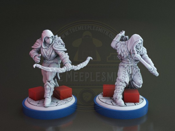 Sidekick Archers for Yennenga V.1 with life counters (pack of 2 minis)