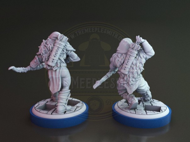 Arqueros Secundarios para Yennenga V.1 con contadores de vida (pack de 2 miniaturas)