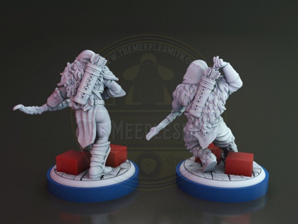 Arqueros Secundarios para Yennenga V.1 con contadores de vida (pack de 2 miniaturas)