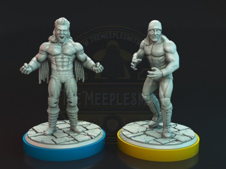 Héroes del Ring – Miniaturas Inspiradas en Hulk Hogan y Ultimate Warrior