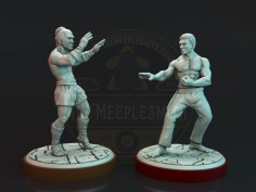Duelo Final – Miniaturas Inspiradas en Tong Po y Van Damme