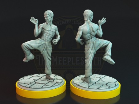 Way of the Dragon Bruce Lee and Chuck Norris miniatures