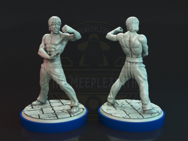 Duelo del Dragón – Miniaturas Inspiradas en Bruce Lee y Chuck Norris