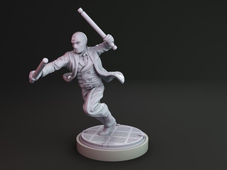 Tuxedo Moon miniature V1