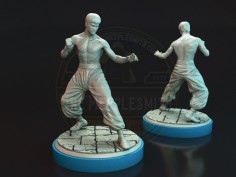 Miniatura de Bruce Lee "Be water my friend"