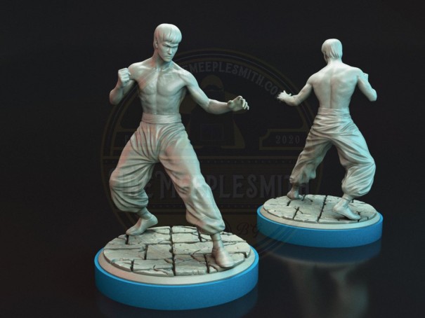 Miniatura de Bruce Lee "Be water my friend"