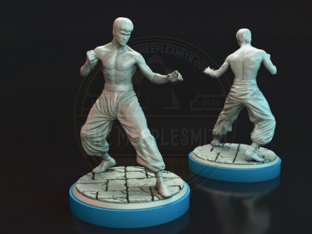 Miniatura de Bruce Lee "Be water my friend"