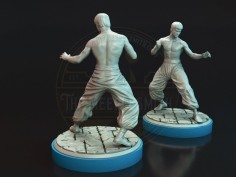 Miniatura de Bruce Lee "Be water my friend" 2