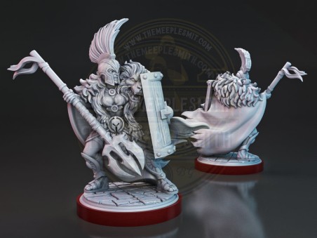 Miniaturas de los Gladiadores Aris y Arratos