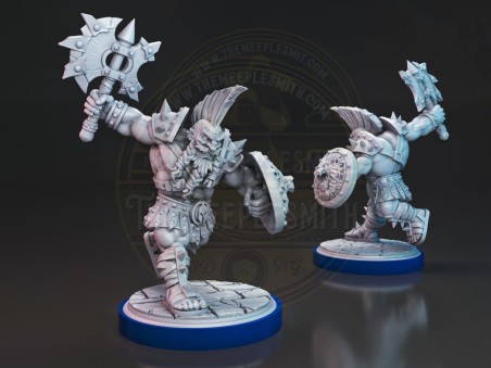 Miniaturas de los Gladiadores Aris y Arratos
