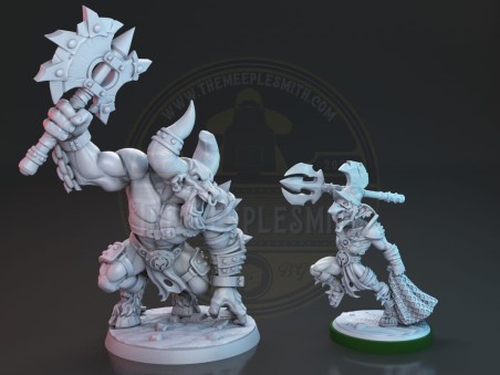 Miniaturas Gladiadores: Mino contra Trizax