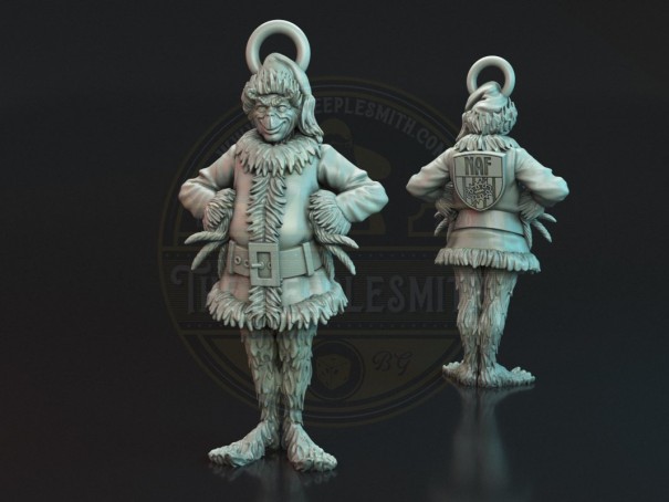 The Grinch miniature / Christmas tree ornament