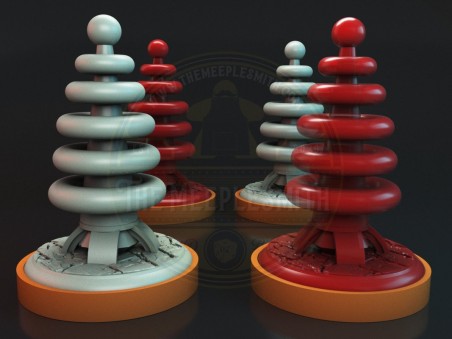Unmatched Relatos Asombrosos Bobinas de Nikola Tesla (4 unidades)